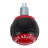 Esthétique moderne : avec sa finition noire et rouge, le bouton à ressort pour vélos d’appartement apporte une touche contemporaine à votre salle de sport, que ce soit à domicile ou en magasin. pièce de rechange pour vélo d’appartement
