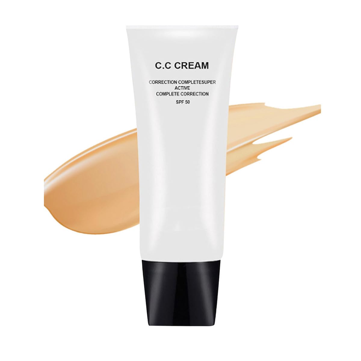 Skin Tone Adjusting CC Cream SPF50, 30ml Cosmetics CC Cream Face Sunscreen and Foundation, Colour Correcting Self Adjusting for Mature Skin, Moisturizing Skin Concealer Brightening Skin Tone