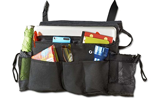 Zone Tech Or0008 Black 7 Pocket Headrest Swinging Organizer (Classic, Premium Quality Compact, Durable Rugged Pack Cloth Car Seat Driver) #TOP14