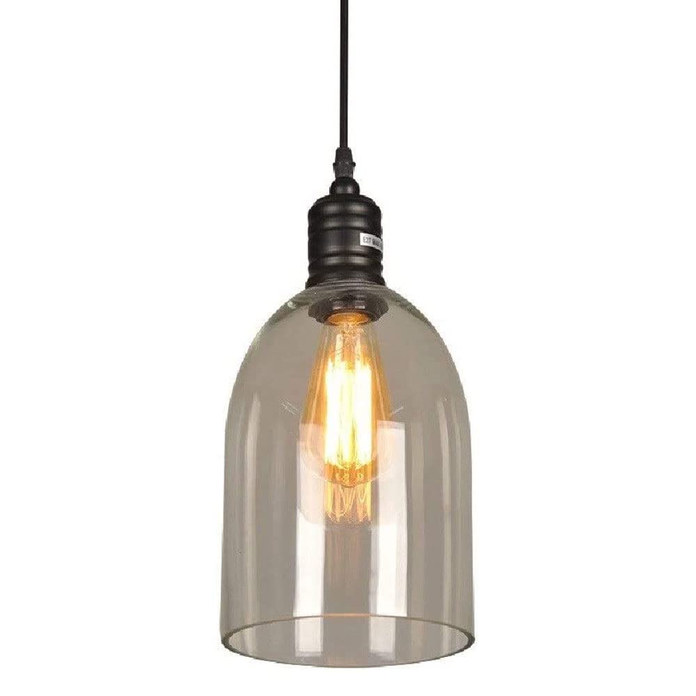 Lámpara de cristal vintage para cocina y comedor de diseño rústico chic