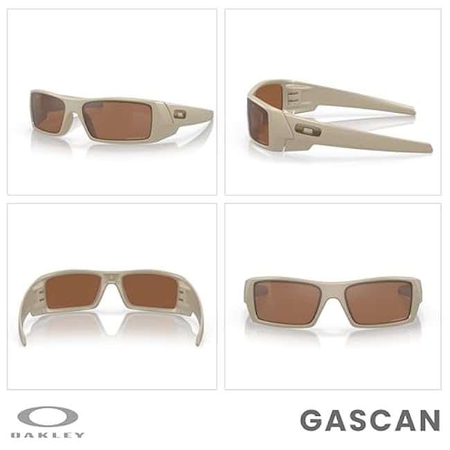 OAKLEY Gascan OO9014 Rectangular Sunglasses For Men+ Bundle Accessory Leash Kit, Microfiber Pouch