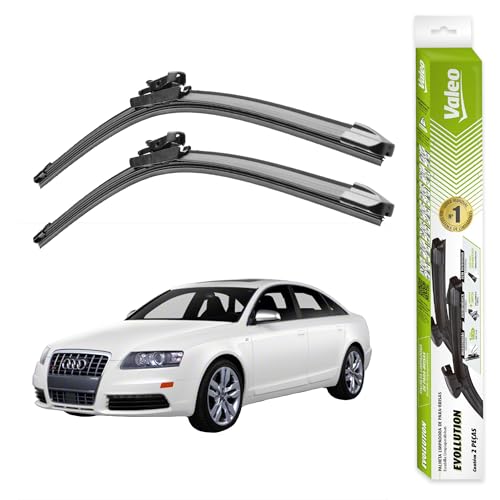 Par De Palheta Limpador Parabrisa Original V-aleo Evollution para Audi (Audi S6 - Ano 2006 a 2012)