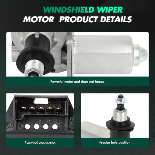 Image of SCITOO Rear Windshield Wiper Motor Replacement fit for 2004 for Oldsmobile for Bravada,2005-2009 for Saab for 9-7x OE: 8151989560, 8152298060,401045