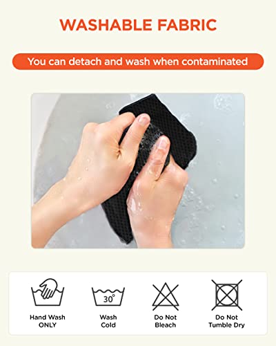 Curble Cover [Adult] Detachable Cover For Adult Chair, Ergonomic Chair Back Support And Lumbar Support (Blue) #TOP3