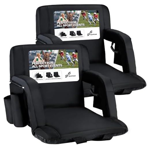 Best lawn chairs for baseball games Sportneer Adjustable Stadium Seat