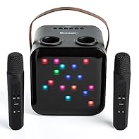 COMPACT SIZE, BIG SOUND – Don’t let the sleek, portable design fool you. The NANO packs a serious punch with 80W Peak Power, delivering deep bass and crystal-clear audio that fills any room. DUAL RECHARGEABLE WIRELESS MICS – Ditch the cables and the ...
