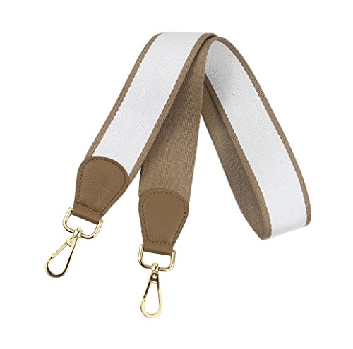 Image of Purse Strap Replacement Guitar Style Multicolor Canvas Crossbody Strap for Handbags (Color-16)