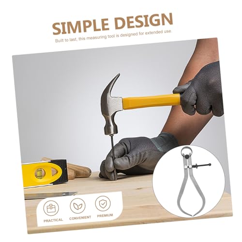 Calibrador exterior portátil para madera 100g miniatura 3