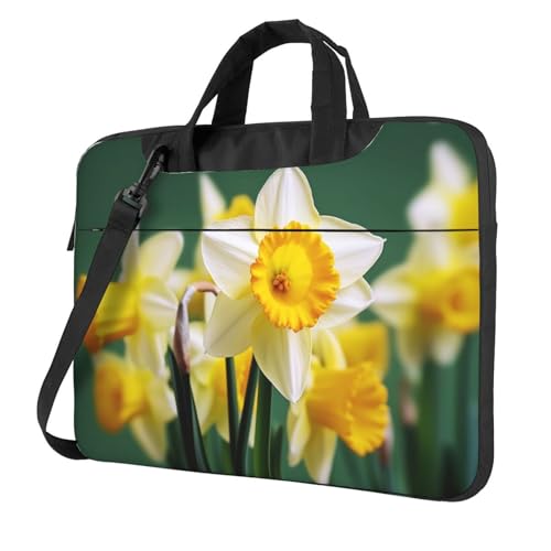 Housse ordinateur portable antichoc jonquille idéale pour le bureau