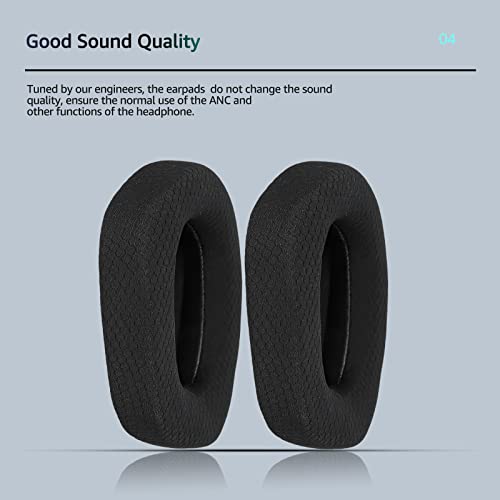 Image of Fabric Replacement Ear Pads for Logitech G733 Gaming Headset, Also Fit Logitech G335 Wireless Headphone, EarPads Accessories with Soft Mesh Fabric & Isolation Foam (Black)