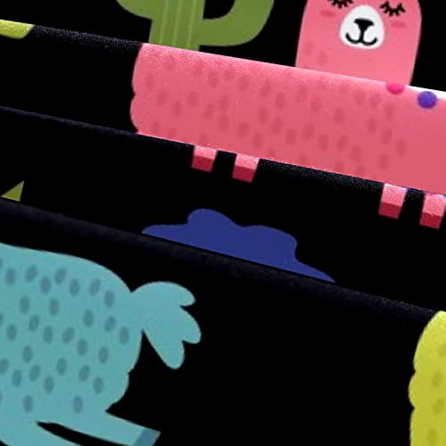 Ratgdn Cartoon Llama Alpaca Cactus Duvet Cover Set, 3 Pieces Bedding Set With Zipper Closure, 2 Pillow Shams 1 Duvet Cover, Comforter Cover For Children/Kids Twin Size #TOP6