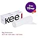 Kee Seel Ultra Disposable Pastry Bags, Piping Bag with Textured Non Slip Outer Surface, Smooth-Flow Interior, Easy Tear Perforation, Convenient Dispenser Box, 21-Inch, Clear - 72 Pack