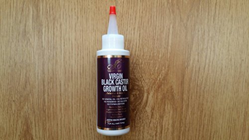 Virgin Black Castor Growth Oil - Infused with Biotin and Niacin - 4 Ounce