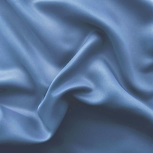 Image of DWCN Blackout Curtains for Bedroom Living Room 52 x 54 Inch Long Dusty Blue