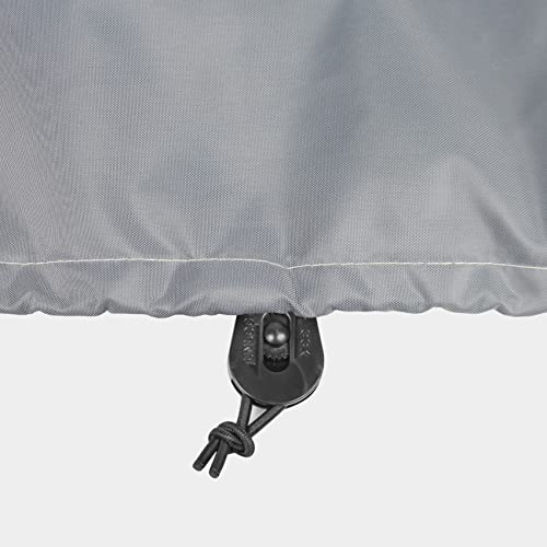 Steeca Patio Deck Box Cover Waterproof Outdoor Rectangular Storage Bench Cover 52L X 22W X 24H Inch #TOP4