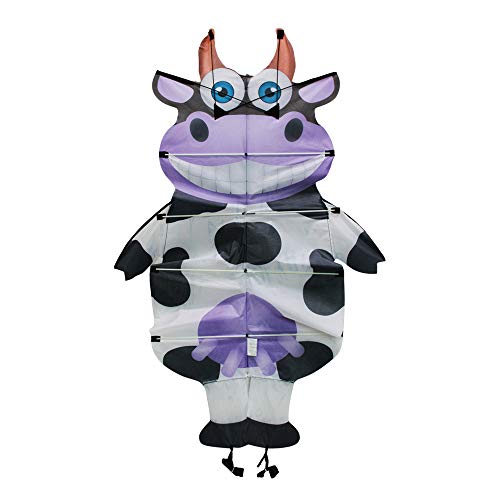 WindNSun Wigglekites Polyester Ripstop Wiggle Cow Kite, 54 inches