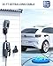 EVDANCE Level 2 EV Charger - Portable 32A EV Chargers NEMA 14-50 with 25ft Cable, Adjustable Current/Delay Charging for Electric Car Charger