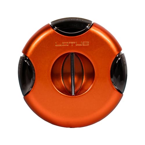 Lotus Meteor V Cigar Cutter - Orange