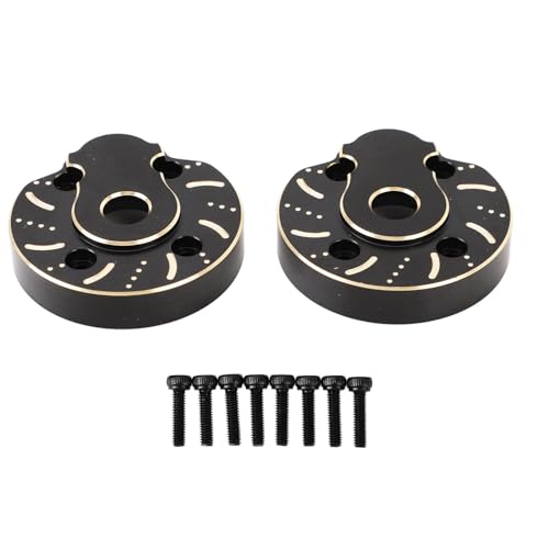 Cubiertas de portal de latón pesado para ejes Capra y SCX10 III de coche RC 1/10