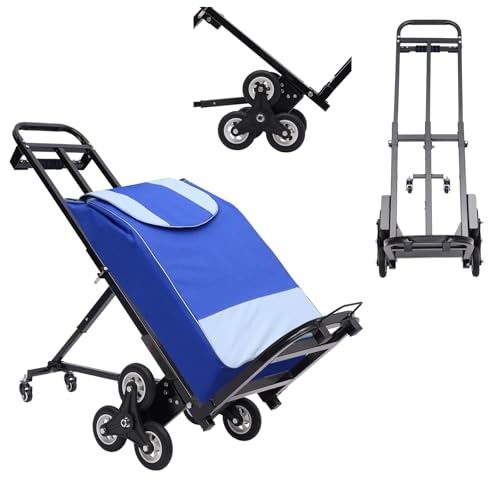 Carretilla para Escaleras Plegable 460lbs con 8 Ruedas