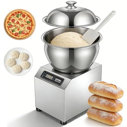 Impastatrice Spirale 5 Kg: La Classifica dei Più Venduti nel 2025 1 Impastatrice a spirale professionale da 1800 W, impastatrice a spirale elettrica con doppia rotazione e display digitale, 1400 Giri/Min con funzione di riscaldamento e rimovibile(5kg)