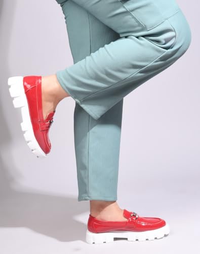 Image of TRYME Trendy Comfortable Extra Cushion Inner Sole Casual Loafer Shoes with Low Heels for Womens and Girls