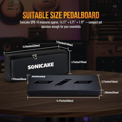 Professional Guitar Pedalboard with Case