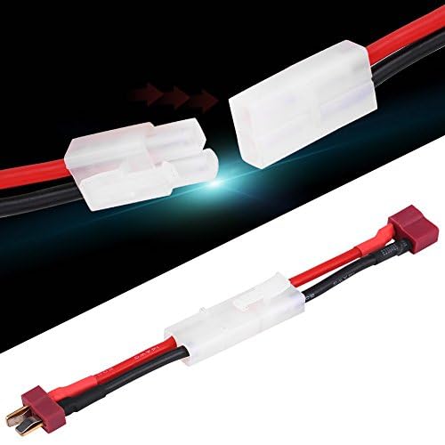 SolUptanisu T Plug Femelle à Mâle Câble, T Plug Mâle à Femelle Câble, 2 Pcs/Set T Plug Femelle/Mâle à Mâle/Femelle Câble Adaptateur 14 AWG Fil RC Accessoire SolUptanisu T Plug Femelle à Mâle Câble, T Plug Mâle à Femelle Câble, 2 Pcs/Set T Plug Femelle/Mâle à Mâle/Femelle Câble Adaptateur 14 AWG Fil RC Accessoire