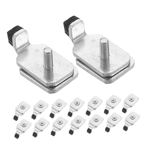 MUCKLILY 20pcs Curtain Track End Stoppers Curtain Rail Accessories for Easy Installation Flexible Stopper for Ceiling and Wall Mounted Tracks