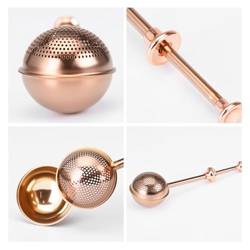 image for HULISEN Flour Duster for Baking, One-Handed Operation, 304 Stainless S