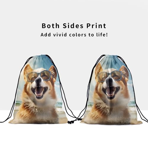 Image of Nerxy Pet Gymnastics Grip Bag Dog Cat Drawstring Grip Bags Puppy Shoe Bag Gym Storage Pouch