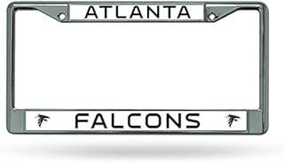 Rico Industries NFL Atlanta Falcons Standard Chrome License Plate Frame , 6 x 12.25-inches