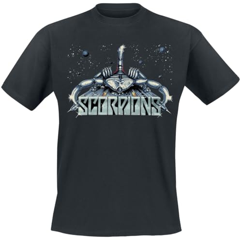 Photo de Scorpions European Invasion Homme T-Shirt Manches Courtes Noir XXL 100% Coton Regular/Coupe Standard