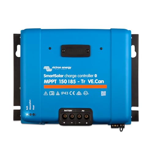 Victron Energy SmartSolar MPPT Tr VE. Can 150V 85 amp 12/24/36/48-Volt Contrôleur de Charge Solaire (Bluetooth)