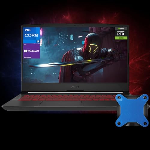 MSI Pulse GL66 15.6 i7 RTX 3050 Gaming Laptop, 15.6″ FHD, Intel i7-12650H, NVIDIA Geforce 3050, 64GB RAM, 4TB SSD, Wi-Fi 6, Bluetooth, HDMI, Windows 11 Pro, Black + with ADATA 512 External SSD Bundle