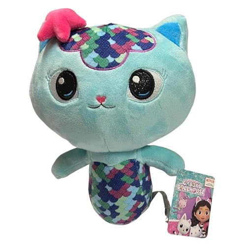 DREAMWORKS GABBYS DOLLHOUSE - Large 25-35cm Super Soft Gift Quality Embroidered Plush - (Mercat)