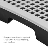 Hundetrainings Toilette Wand, Individuelles Design Hunde Trainingstablett, Netz Design, Leicht zu Reinigen, Hundetoilette, Kaubeständig, Tragbares Welpen Töpfchen (Black)