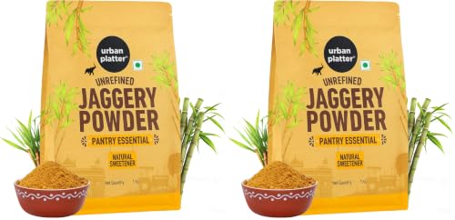 Image of Urban Platter Jaggery Powder, 1Kg / 35.2oz [Pure, Natural & Chemical Free] (Pack of 2)