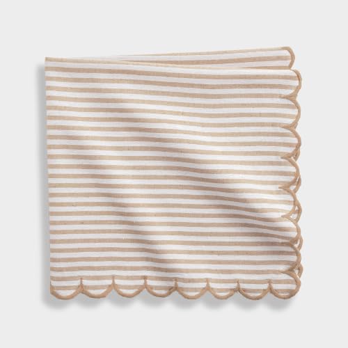 Image of FINGERCRAFT Cloth Napkins Set of 6 | 20x20 Inches | 100% Cotton