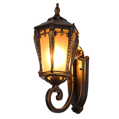 Applique murale extérieure étanche culot E27 verre teinté robuste