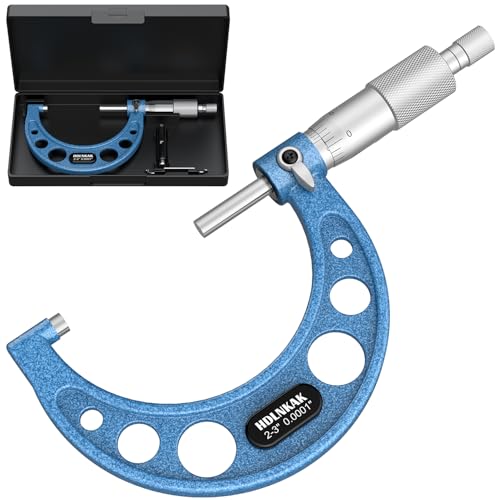 HDLNKAK Outside Micrometer 2-3", 0.0001" Graduation Micrometer Set