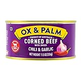 Ox & Palm Corned Beef Flavored, Chili & Garlic, 11.5 Ounce