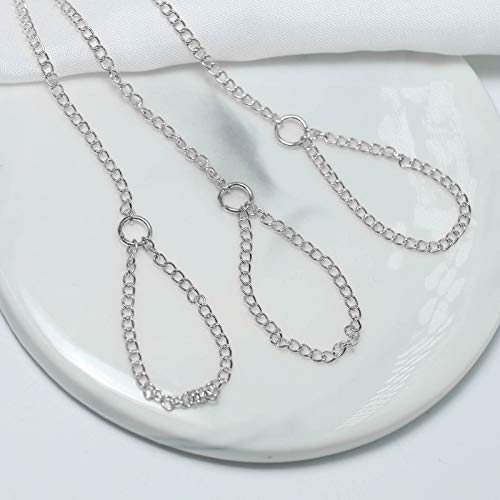 Yienate - Bracciale Boho con tre strati di nappa