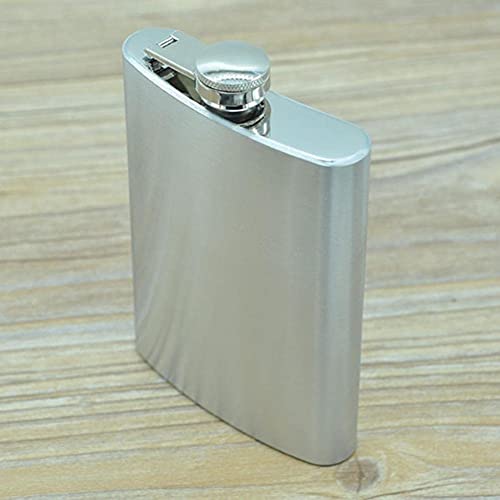 8Oz Stainless Steel Portable Hip Flask Flagon Wine Whiskey Pot Cover Bottle Funnel Travel Drinkware Wine Cup #TOP4