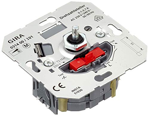 Preisvergleich Produktbild Gira 031400 Drehzahlsteller 0,1 2,7 A Einsatz