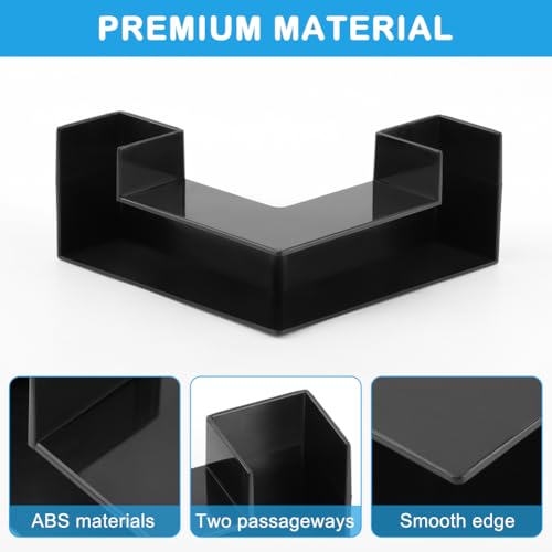 Image of Dual-Entrance Aquarium Tunnel - 360 View Black Shrimp Cave, Substrate Buried Decor