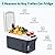 TREFAN 12 Liter/Quart Electric Cooler & Warmer 12v Car Cooler Plug in Portable Car Cooler with AC/DC Mini Fridge for Car/Camping/Travel/Truck