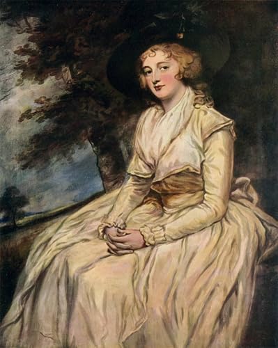 Graffiti Art Mural Charlotte Lady Milnes George Romney Impression Moderne 60x90