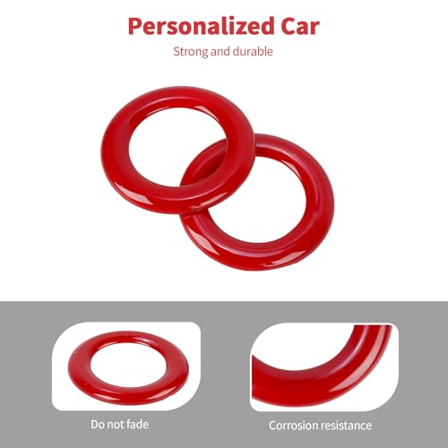Accessoires d'intérieur Chevrolet Linskip avec bagues d'appuie-tête rouges