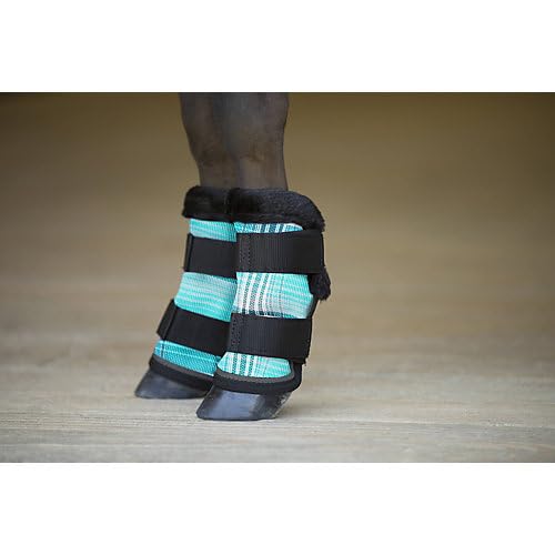 Kensington KPP Miniature Horse Fly Boots - Fly Pony Horse Boots Perfect for Equine Leg Wraps and Maximum Horse Fly Protection